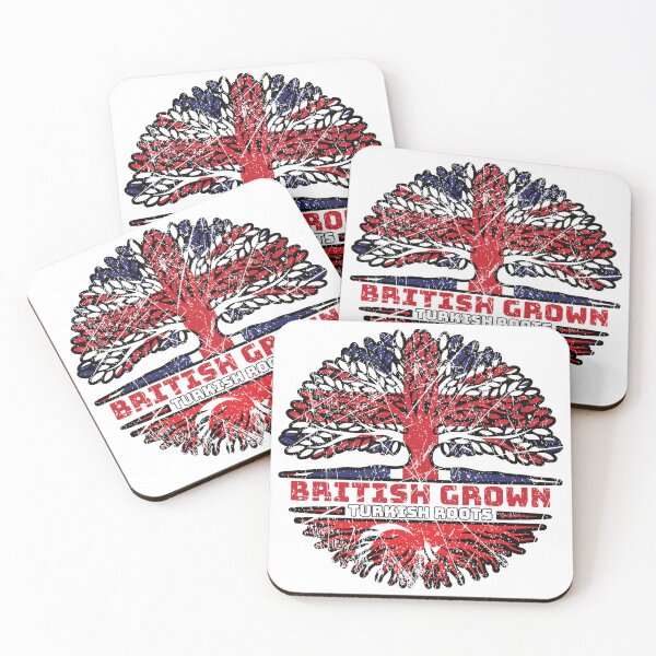 Item preview, Turkey Turkish Uk United Kingdom British Tree Roots Flag designed and sold by FlagX.