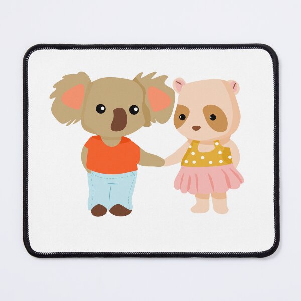 Item preview, Cute Koala and bear girl holding hands together. designed and sold by Jayjaynaenae.
