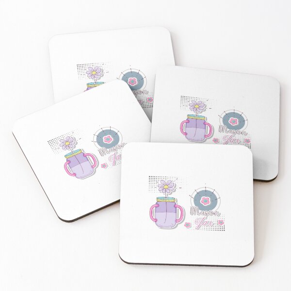 Item preview, Mason jar with flowers designed and sold by Nice En.