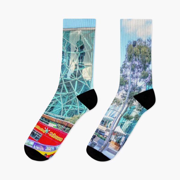 Item preview, Sightseeing Melbourne on Flinders Street - Melbourne, Victoria, Australia designed and sold by Steven Jodoin.