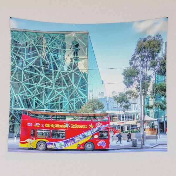 Item preview, Sightseeing Melbourne on Flinders Street - Melbourne, Victoria, Australia designed and sold by Steven Jodoin.
