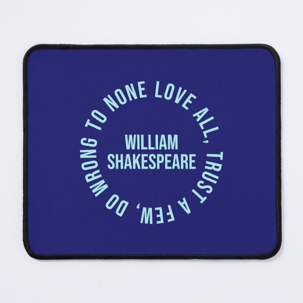 Item preview, Love all, trust a few, do wrong to none, quote William Shakespeare, color art designed and sold by artdragongift 15.