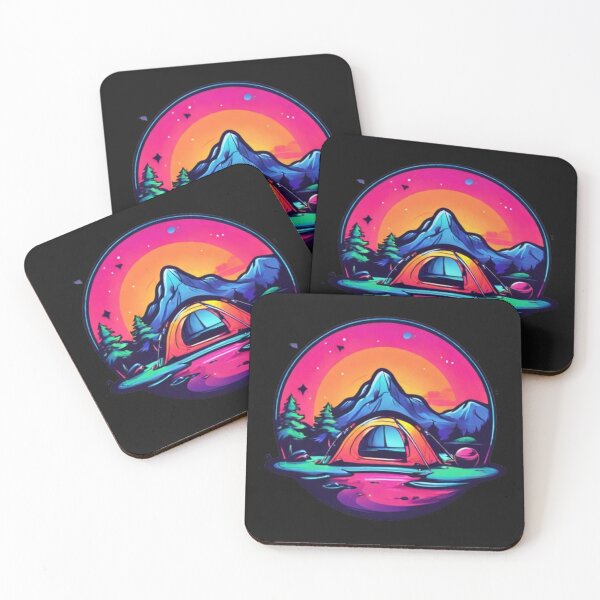Item preview, Neon Nature: A Cosmic Campout designed and sold by CampOutfit.