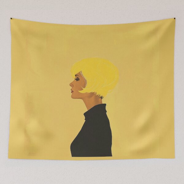 Item preview, Profile of a Woman with Yellow Hair designed and sold by Retrocranio.
