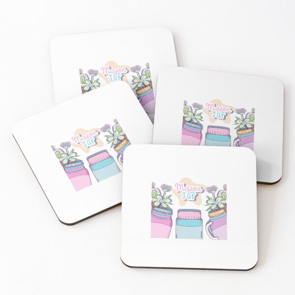 Item preview, Mason jar with flowers designed and sold by Nice En.