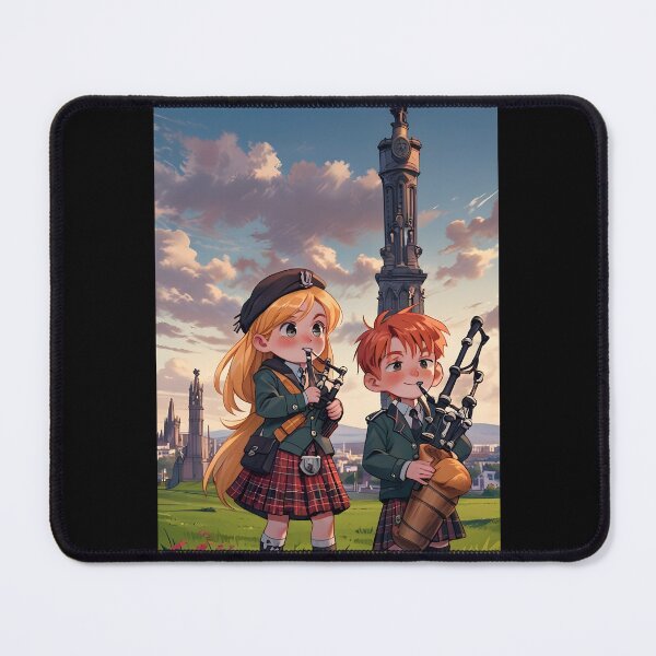 Item preview, Children play bagpipes Scotland designed and sold by Artbellachi.