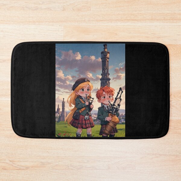 Item preview, Children play bagpipes Scotland designed and sold by Artbellachi.