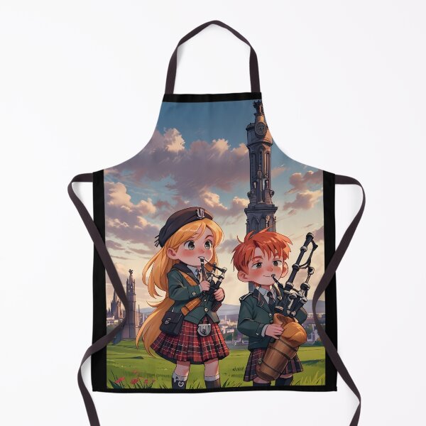 Item preview, Children play bagpipes Scotland designed and sold by Artbellachi.