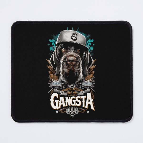 Item preview, German Wirehaired Pointer Gangsta Dog Gift designed and sold by Pineapple-Tree.