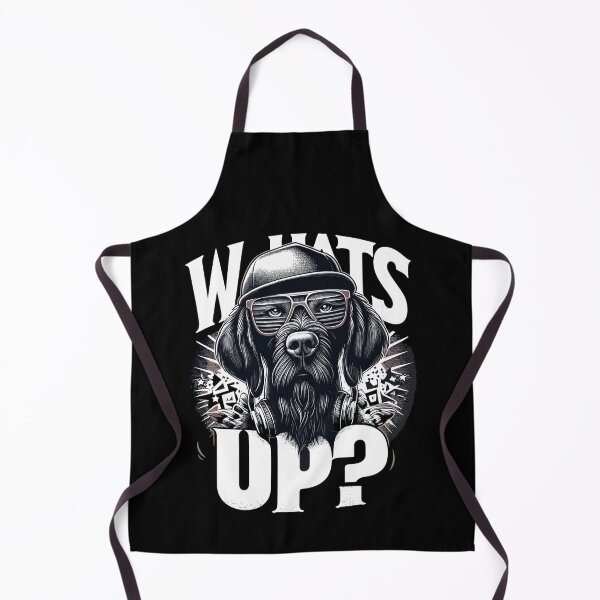 Item preview, German Wirehaired Pointer Gangster What's up Dog Gift designed and sold by Pineapple-Tree.