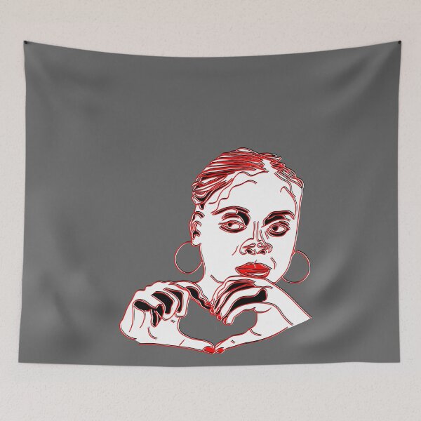 Item preview, Allurement Portrait Girl Heart gesture Hands Love Affection designed and sold by 4rpixs.