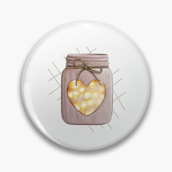 Item preview, Mason jar with flowers designed and sold by Nice En.