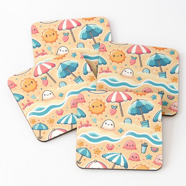 Item preview, Cute Fun Beach Umbrella Pattern designed and sold by PurplePajamas.