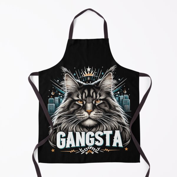 Item preview, Maine Coon cat cool gangsta gangster gift designed and sold by Pineapple-Tree.