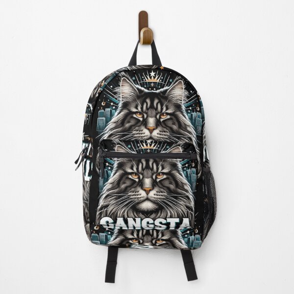Item preview, Maine Coon cat cool gangsta gangster gift designed and sold by Pineapple-Tree.