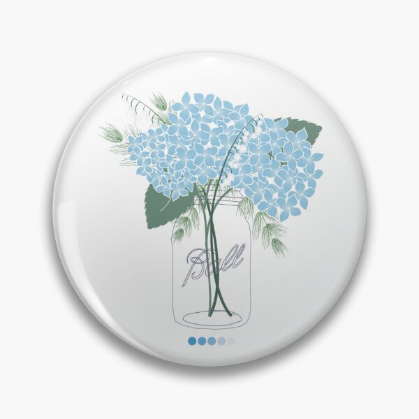 Item preview, Mason jar with flowers designed and sold by Nice En.