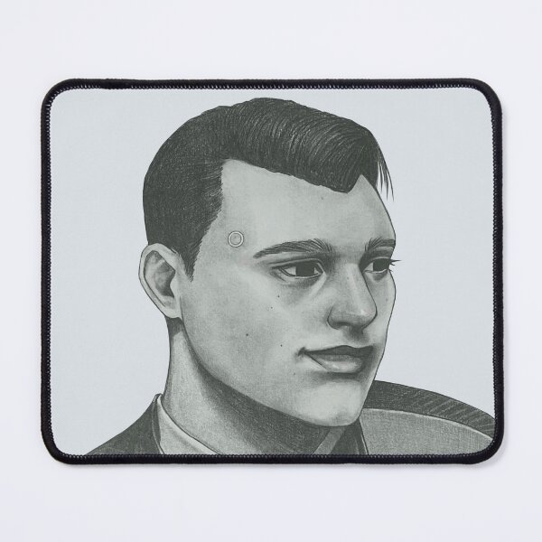 Item preview, Connor from Cyberlife (B&W) designed and sold by Gh0stCookies.