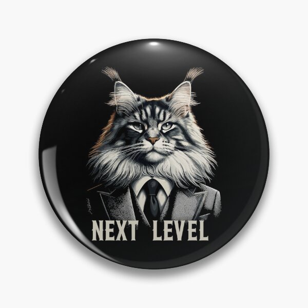 Item preview, Maine Coon Cat Next Level Suit Success Gift designed and sold by Pineapple-Tree.