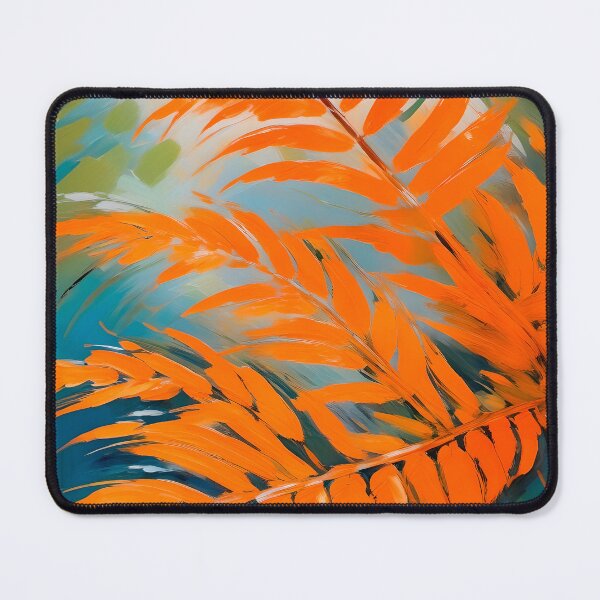 Item preview, Orange Frond painted in watercolor designed and sold by lonelymoony.