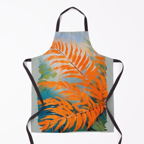 Item preview, Orange Frond painted in watercolor designed and sold by lonelymoony.