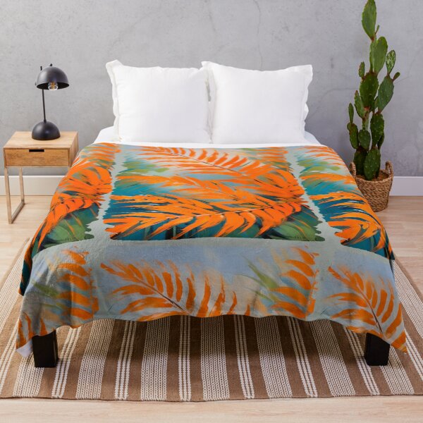 Item preview, Orange Frond painted in watercolor designed and sold by lonelymoony.
