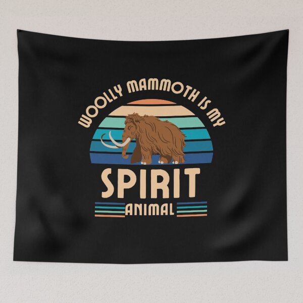 Item preview, El mamut lanudo es mi animal espiritual. designed and sold by sydney-syder.