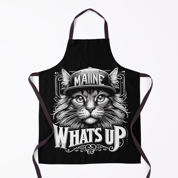 Item preview, Maine Coon Cat Cool What's Up Hip Hop Gift designed and sold by Pineapple-Tree.