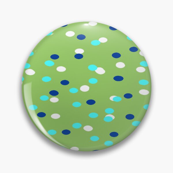Item preview, Blue And White Poke a Dot With Green Background designed and sold by Rainbowland123.