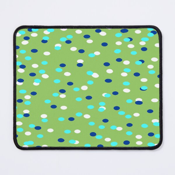 Item preview, Blue And White Poke a Dot With Green Background designed and sold by Rainbowland123.