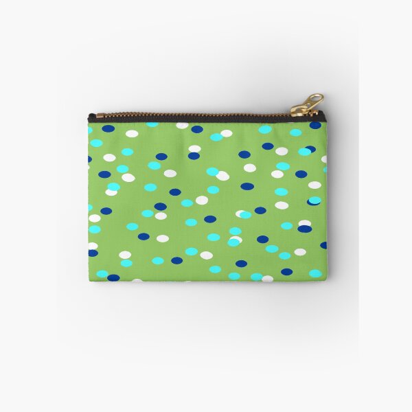 Item preview, Blue And White Poke a Dot With Green Background designed and sold by Rainbowland123.