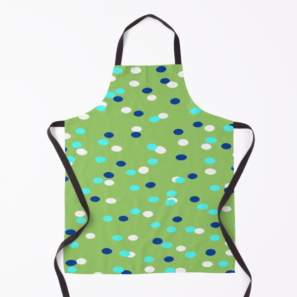 Item preview, Blue And White Poke a Dot With Green Background designed and sold by Rainbowland123.