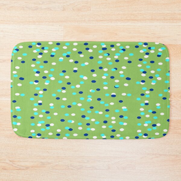 Item preview, Blue And White Poke a Dot With Green Background designed and sold by Rainbowland123.