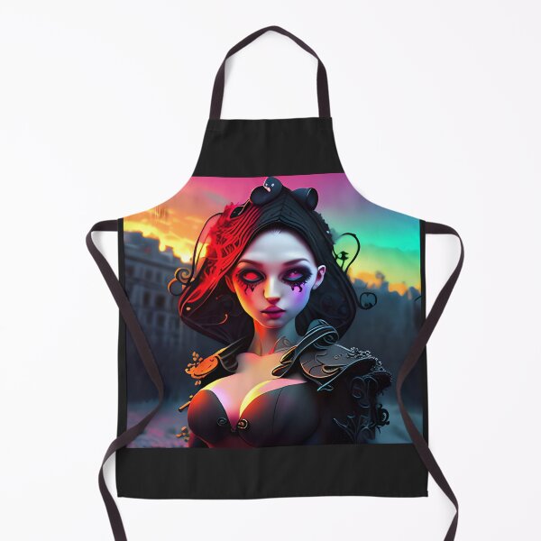 Item preview, Rainbow Sunset Futuristic Witch designed and sold by Chubuter.