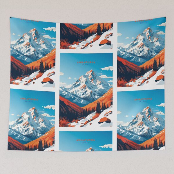 Item preview, Mount Annapurna Himalayan Heights designed and sold by NeuralVibe.