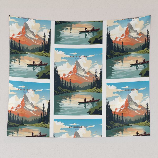 Item preview, Mount Assiniboine Alpine Adventure designed and sold by NeuralVibe.