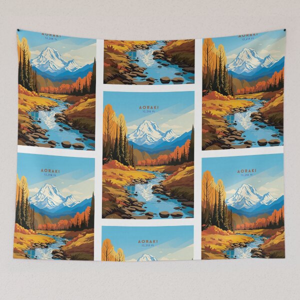 Item preview, Mount Aoraki Alpine Majesty designed and sold by NeuralVibe.