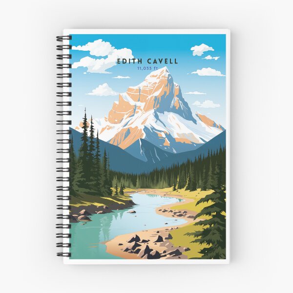 Item preview, Mount Edith Cavell Alpine Elegance designed and sold by NeuralVibe.