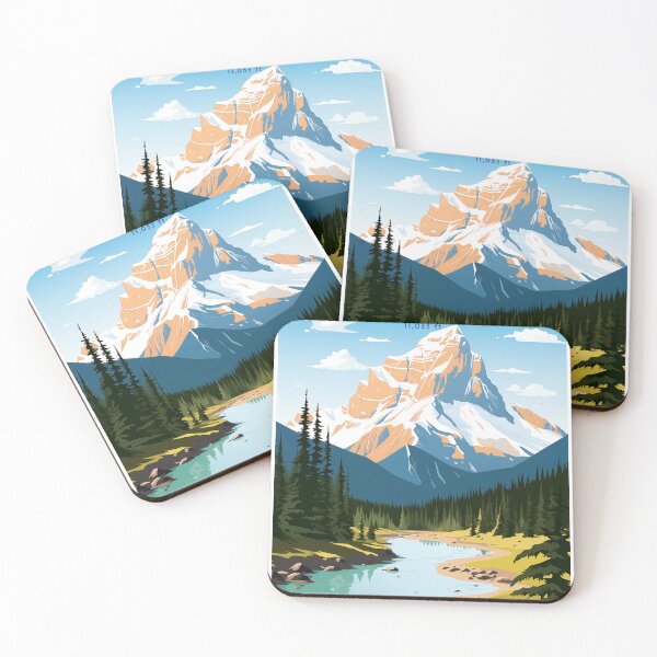 Item preview, Mount Edith Cavell Alpine Elegance designed and sold by NeuralVibe.