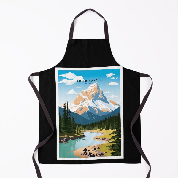 Item preview, Mount Edith Cavell Alpine Elegance designed and sold by NeuralVibe.