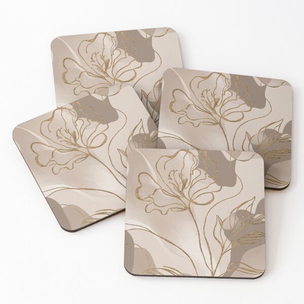 Item preview, minimal floral abstract designed and sold by ururuty.