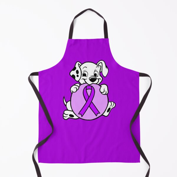 Item preview, Dalmatian Puppy with Awareness Ribbon Ball (Purple) designed and sold by CaitlynConnor.