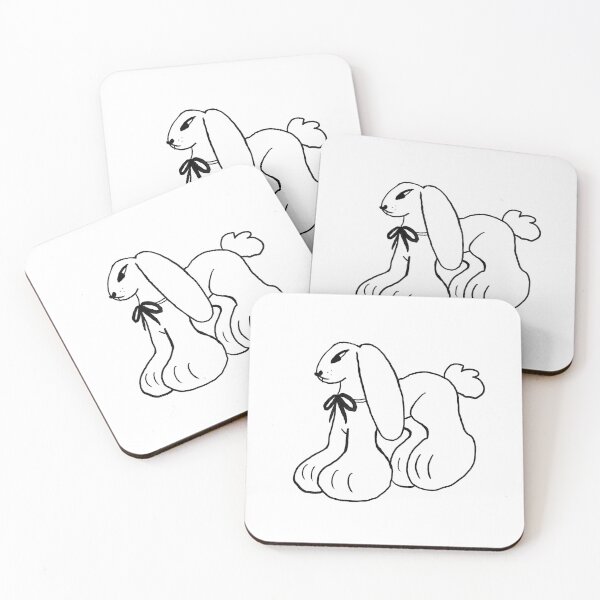 Item preview, rabbit dog designed and sold by BurbleCat.