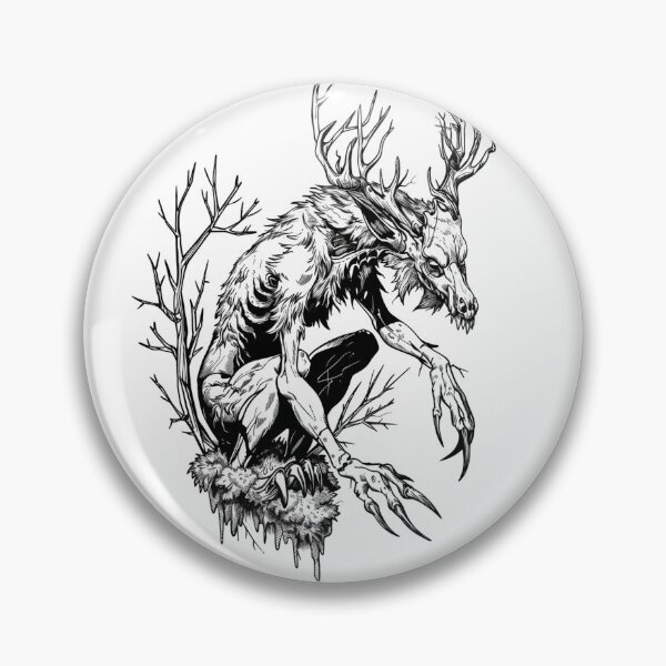 Item preview, Wendigo Line Art designed and sold by chi3-jp.
