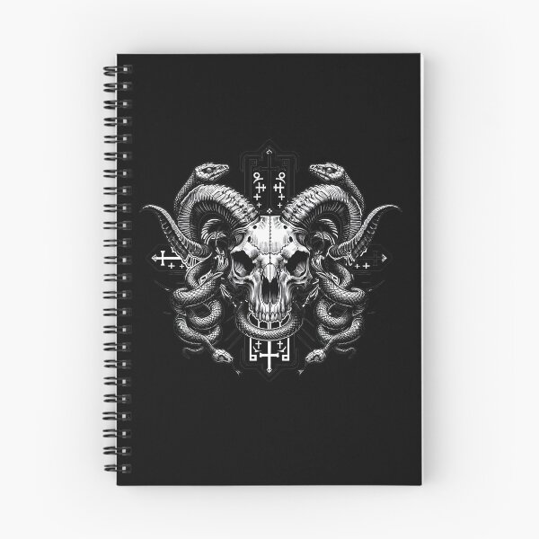 Item preview, Symbols of Forbidden Power: The Goat Skull and Serpent Cross Totem designed and sold by q10mark.