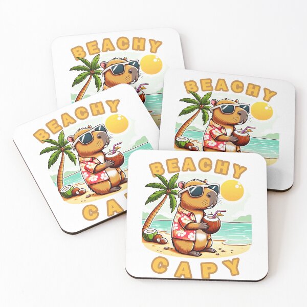 Item preview, Capybara Beach designed and sold by aliraweb.