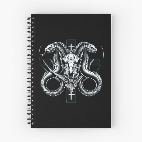 Item preview, Dark Mystical Summoning: The Serpent in the Goat's Skull and the Cross Totem designed and sold by q10mark.