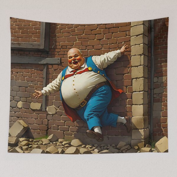 Item preview, Humpty-dumpty Fell Off a Wall designed and sold by PictureNZ.