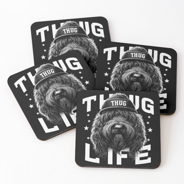 Item preview, Schapendoes gangster life cool dog gift designed and sold by Pineapple-Tree.