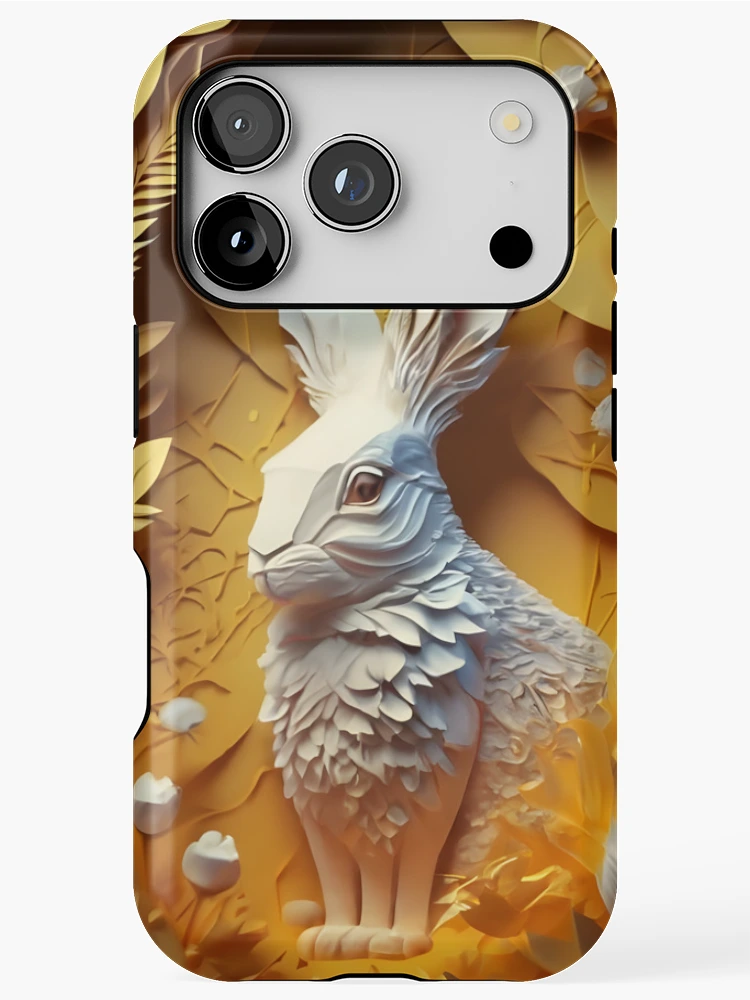 Thumbnail 1 of 4, iPhone Case, Paper Rabbit designed and sold by WANBASTEN.