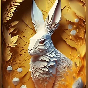 Artwork thumbnail, Paper Rabbit by WANBASTEN